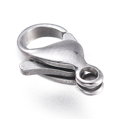 Tarnish Resistant 316 Surgical Stainless Steel Lobster Claw Clasps STAS-M281-01P-C-1