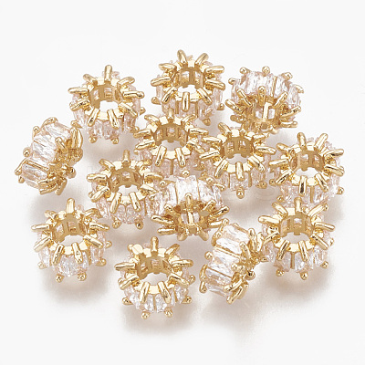 Cubic Zirconia Beads KK-S348-096-1