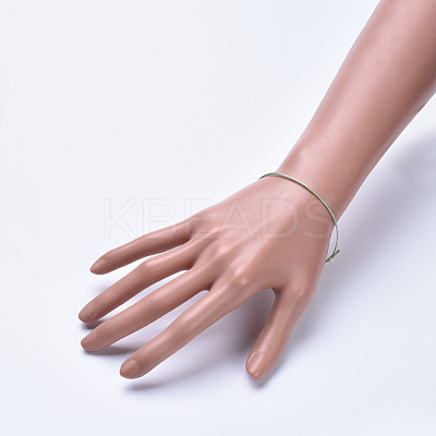 Eco-Friendly Korean Waxed Polyester Cord Bracelet Making BJEW-JB04256-03-1