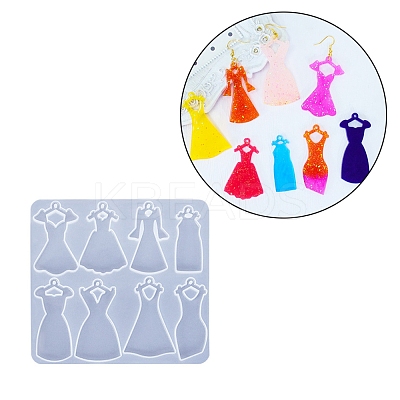 Dress Pendant DIY Silicone Molds SIMO-C012-01A-1