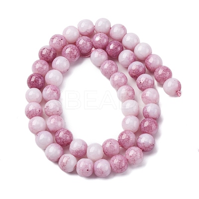 Ombre Effect Dyed Glass Beads Strands GLAA-T031-01O-11-1