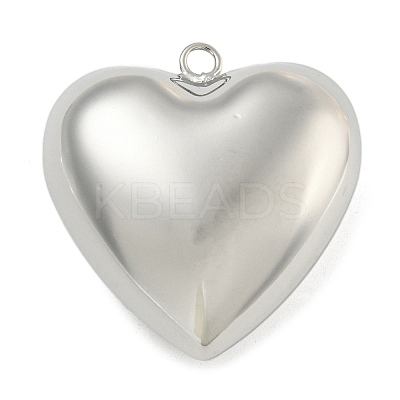 Heart Brass Pendants X-KK-N254-98P-1
