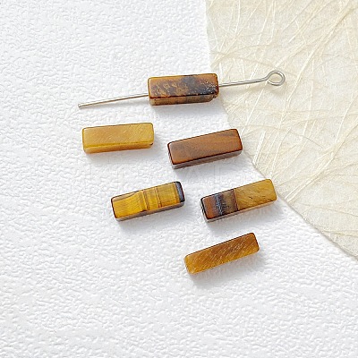 Natural Tiger Eye Beads G-G137-01L-1