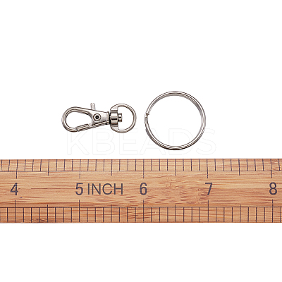 Alloy Swivel Lobster Claw Clasps FIND-TA0001-01P-1