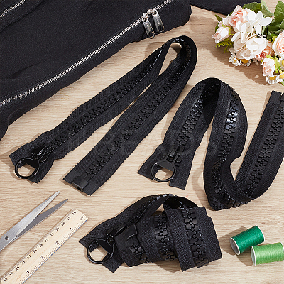 3Pcs Polyester Zippers for Garment Accessories DIY-BC0015-73B-1