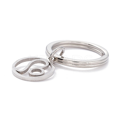304 Stainless Steel Keychain STAS-C027-01P-1