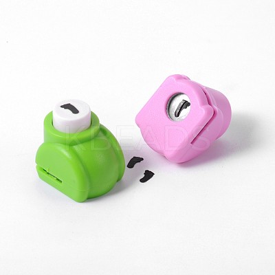 Mini Plastic Craft Punch Sets for Scrapbooking & Paper Crafts AJEW-F003-12A-1