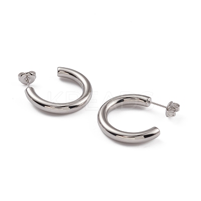 Non-Tarnish 304 Stainless Steel Stud Earrings for Women EJEW-G346-07D-P-1