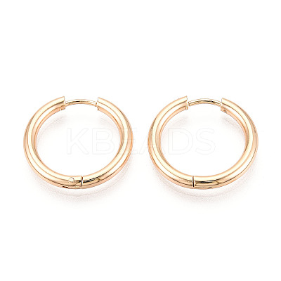 304 Stainless Steel Hoop Earrings X-EJEW-T048-24C-G-1