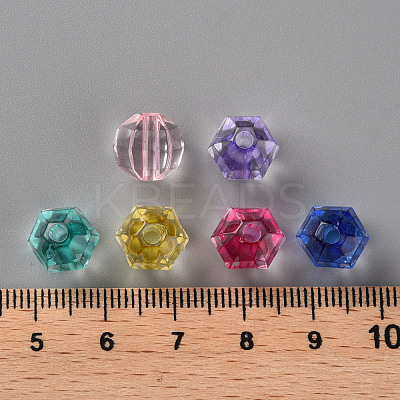 Transparent Acrylic Beads TACR-S154-16A-1