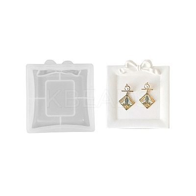 Bowknot Shape Jewelry Plate DIY Silicone Mold LS-DIY-K071-02D-1