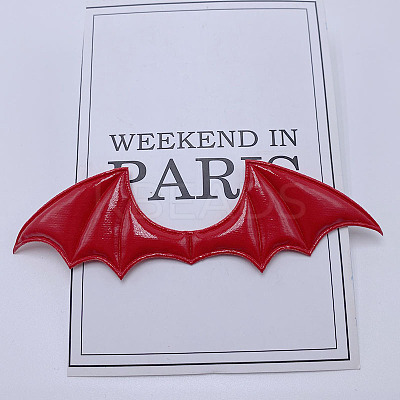 Imitation Leather Devil Wings Ornament Accessories WI-PW0001-027D-1