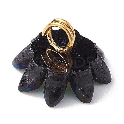 Opaque Resin Pendants PALLOY-JF02214-1