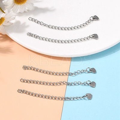 Tarnish Resistant 304 Stainless Steel Chain Extender X-FIND-JF00071-03-1