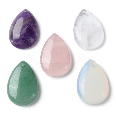 Natural & Synthetic Mixed Gemstone Pendants G-M416-08A-1
