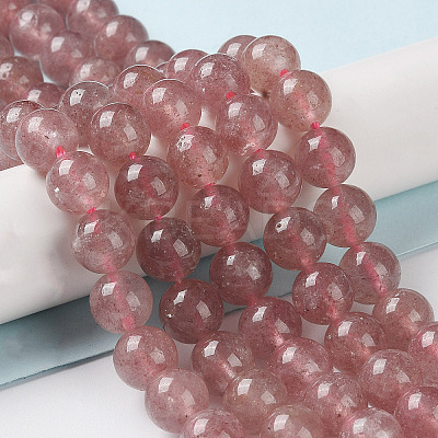 Natural Strawberry Quartz Beads Strands G-R435-03-A01-1