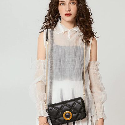 Iron Flat Snake Chain Bag Handles FIND-WH0111-109-1