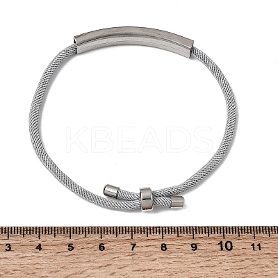 Round Nylon Milan Cord Slider Bracelet Making BJEW-L722-01P-17-1