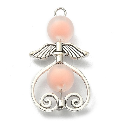 Frosted Acrylic Pendants PALLOY-JF02160-1