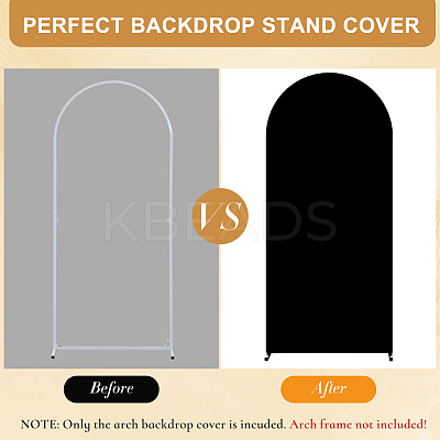 1Pc Polyester Wedding Arch Cover Cloth DIY-CN0003-60A-1