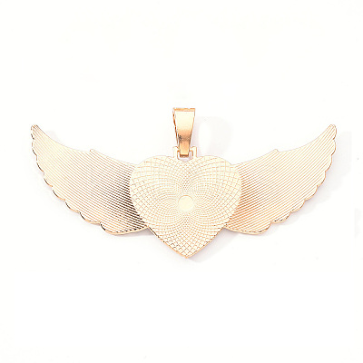 Alloy Pendant Cabochon Settings LS-PALLOY-S107-001KC-RS-1