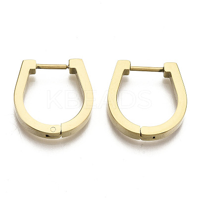 304 Stainless Steel Huggie Hoop Earrings STAS-R115-18G-1