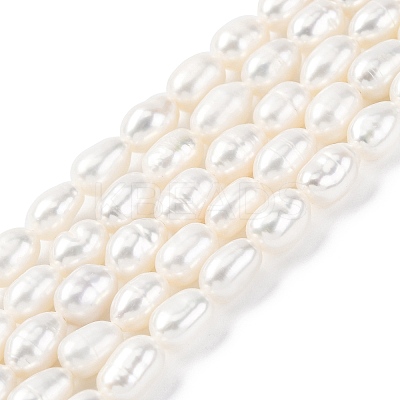 Natural Cultured Freshwater Pearl Beads Strands PEAR-I007-01N-01-1