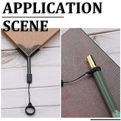 50Pcs 5 Style Silicone Rings with 5 Strands Rubber Lanyard Straps Anti-Loss Pendant Holder DIY-GF0008-03-1