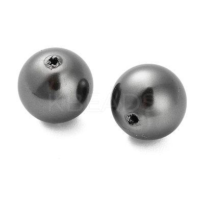 Baking Paint Pearlized Glass Pearl Round Beads HY-Q001-02B-1