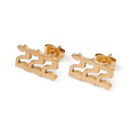 Number Earrings EJEW-F286-01C-G-1