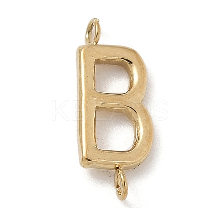 304 Stainless Steel Letter Connector Charms STAS-M108-01G-02-1