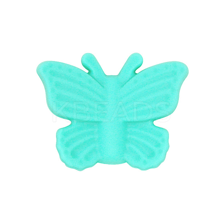 Butterfly Food Grade Eco-Friendly Silicone Focal Beads SIL-CJC0009-03E-1
