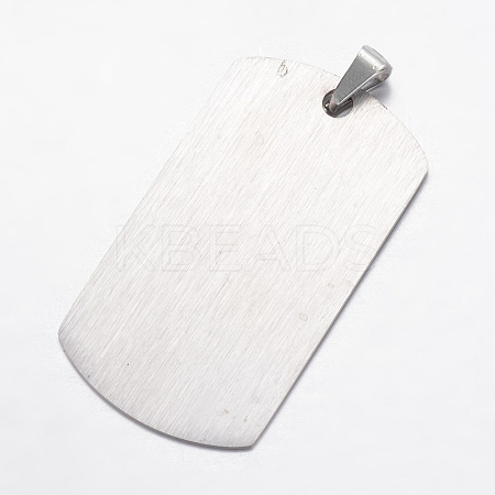 Tarnish Resistant 304 Stainless Steel Pendants STAS-G077-01P-1