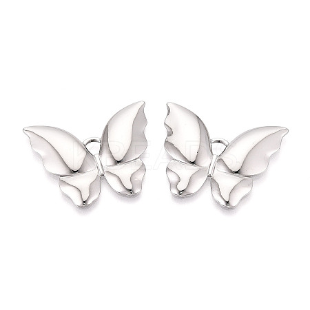304 Stainless Steel Butterfly Pendants STAS-T069-20P-1