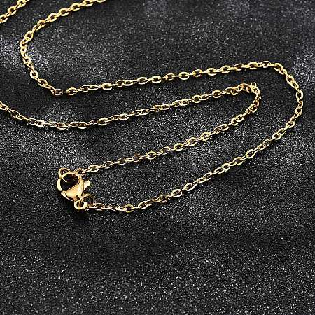 304 Stainless Steel Cable Chains Necklaces X-NJEW-F226-04G-04-1