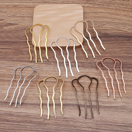 Brass Hair Combs Findings OHAR-PW0001-387-AB-1