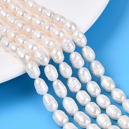 Natural Cultured Freshwater Pearl Beads Strands PEAR-T006-19B-1