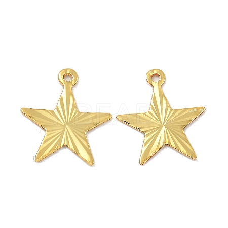 Rack Plating Brass Charms KK-G515-53D-G-1
