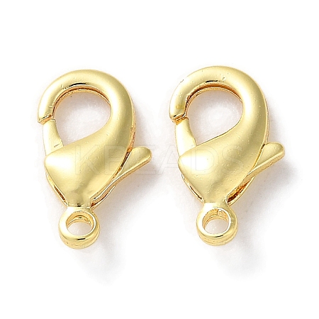 Rack Plating Brass Lobster Claw Clasps KK-F090-27G-02-1