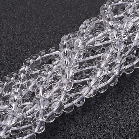 Synthetic Quartz Crystal Beads Strands X-GSR6mmA039-1-1