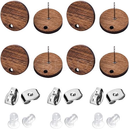 DIY Wooden Earring Making MAK-BC0001-19-1