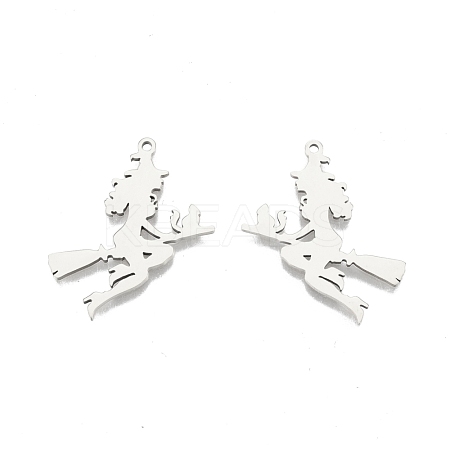 Non-Tarnish 201 Stainless Steel Pendants STAS-N098-108P-1