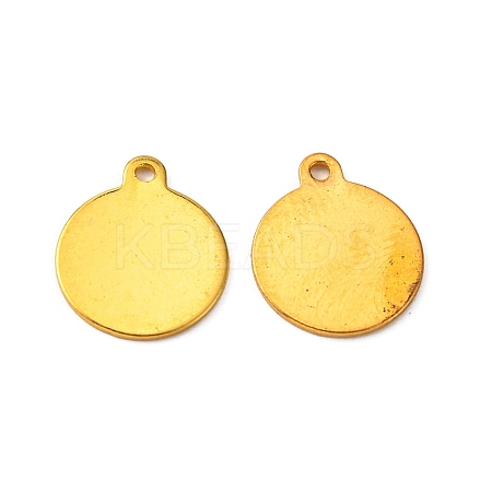 Brass Charms LS-KK-WH0034-46G-1