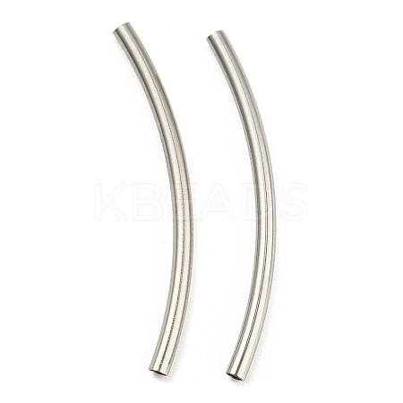Non-Tarnish 304 Stainless Steel Tube Beads X-STAS-B047-27M-P-1