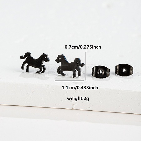 201 Stainless Steel Stud Earrings FS-WGB18B1-20-1