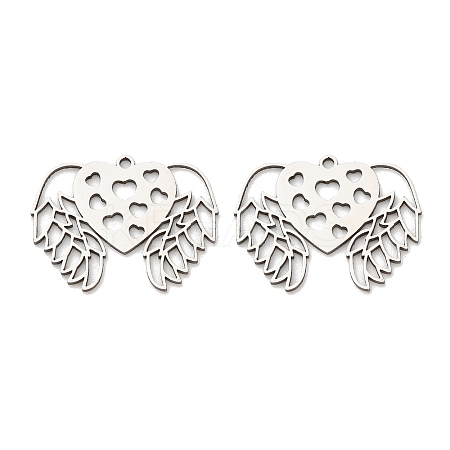 201 Stainless Steel Pendants STAS-Z162-04P-1