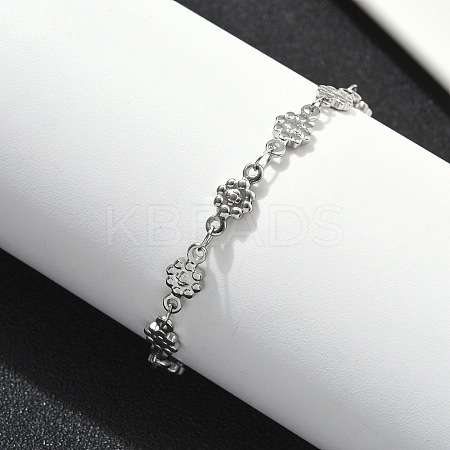 304 Stainless Steel Link Bracelets BJEW-Z132-02P-1