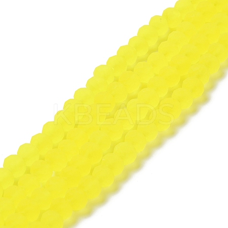 Transparent Glass Beads Strands EGLA-A034-T2mm-MD29-1