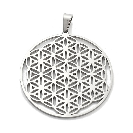 Non-Tarnish 304 Stainless Steel Pendants STAS-P209-18P-1
