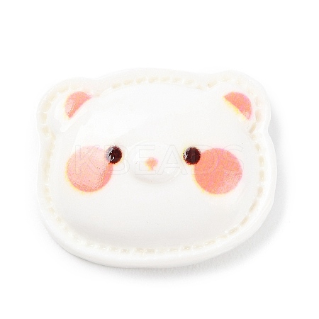 Animal Theme Opaque Resin Cabochons RESI-E046-01D-1